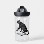 Black Panther Cat Leopard Personalisiert Trinkflasche<br><div class="desc">Dieses Design kann in dem Bereich personalisiert werden, der durch das Ändern des Fotos und/oder Textes zur Verfügung gestellt wird. Sie können auch angepasst werden, indem Sie auf Vorlage personalisieren klicken und dann auf die Schaltfläche klicken, um weitere Optionen anzupassen, um die Hintergrundfarbe zu löschen oder zu ändern, Text hinzuzufügen,...</div>