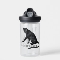 Black Panther Cat Leopard Personalisiert
