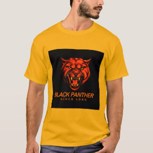Black Panther Design T-Shirt