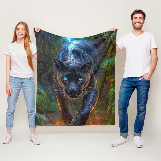 Black Panther Fleecedecke (Beispiel)