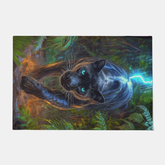 Black Panther Fußmatte (Vorderseite)