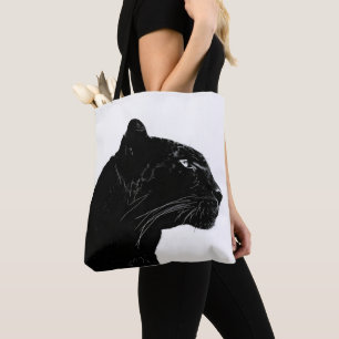 Black Panther Head Minimalismus