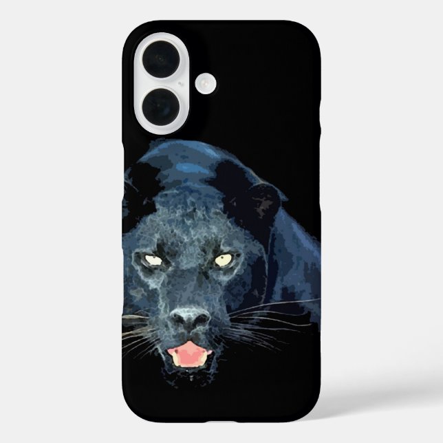 Black Panther Jaguar Eyes Case-Mate iPhone Hülle (Rückseite)