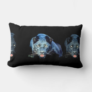 Black Panther Jaguar Eyes Lendenkissen