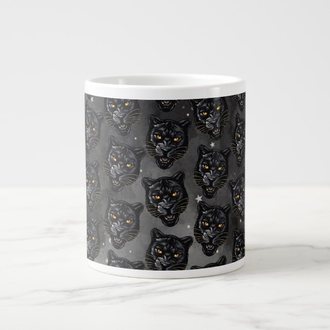 Black Panther Jumbo-Tasse (Vorderseite)