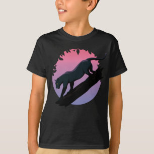 Black Panther Jungle Animal Kids T-Shirt
