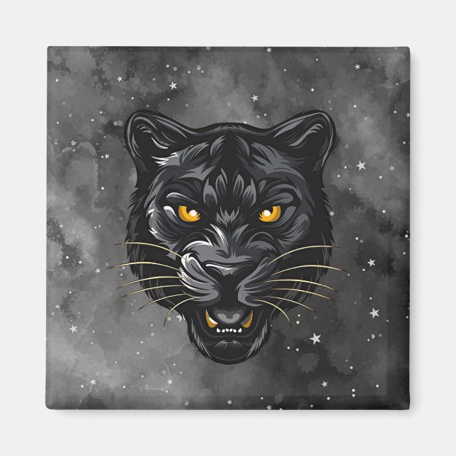 Black Panther Magnet (Vorne)