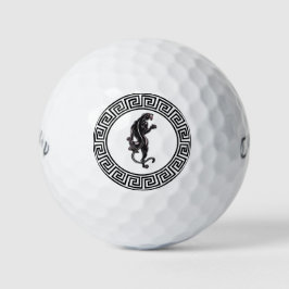 Black Panther Tattoo Golf Balls Golfball