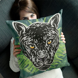Black Panther Tropical Amazon Kissen