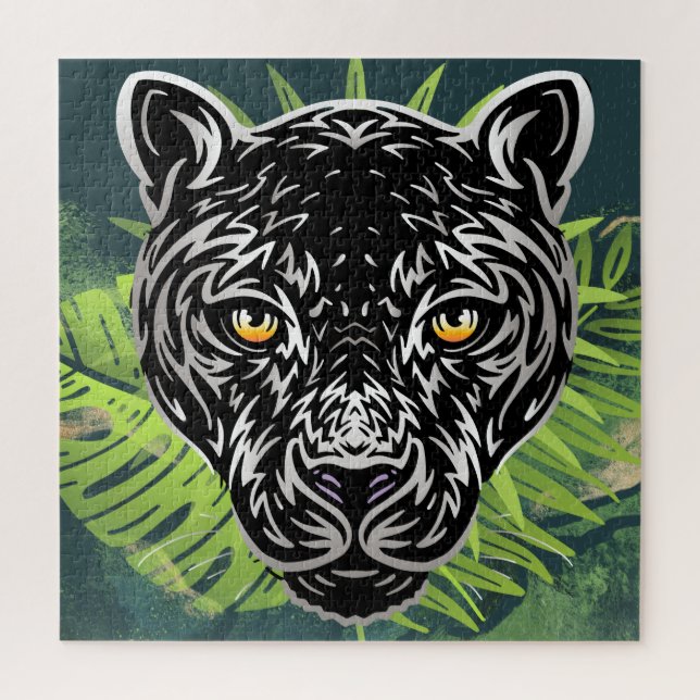 Black Panther Tropical Amazon Puzzle (Vertikal)