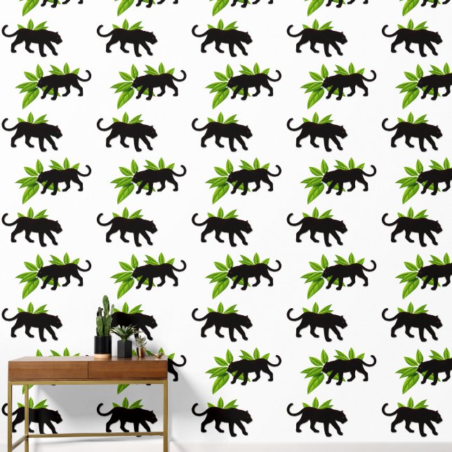 Black Panther und Ferns Tapete (Korridor)