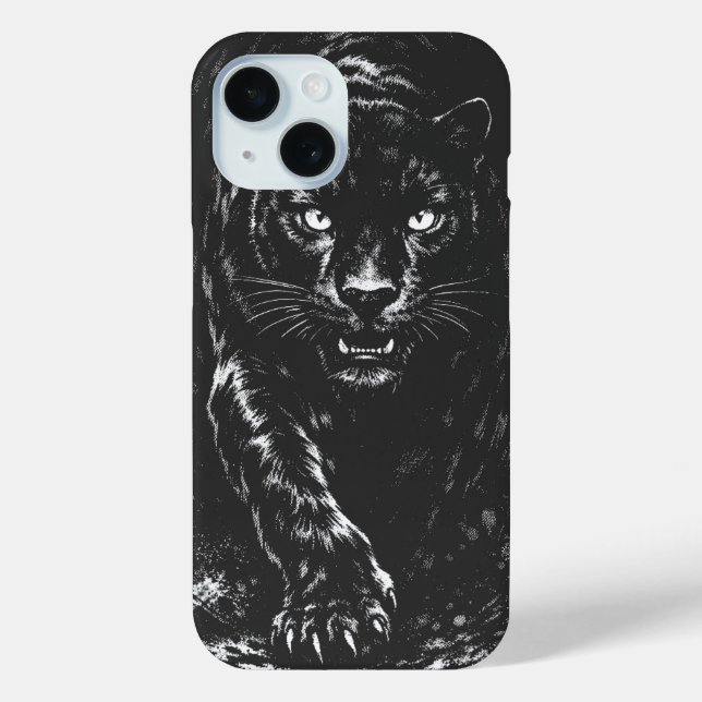 Black Panther — von BurnsInHell Case-Mate iPhone Hülle (Rückseite)