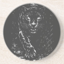 Black Panther — von BurnsInHell Getränkeuntersetzer