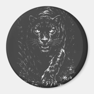 Black Panther — von BurnsInHell Magnet