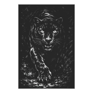 Black Panther — von BurnsInHell Poster