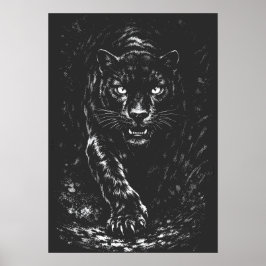 Black Panther — von BurnsInHell Poster