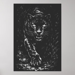 Black Panther — von BurnsInHell Poster
