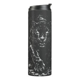 Black Panther — von BurnsInHell Thermosbecher
