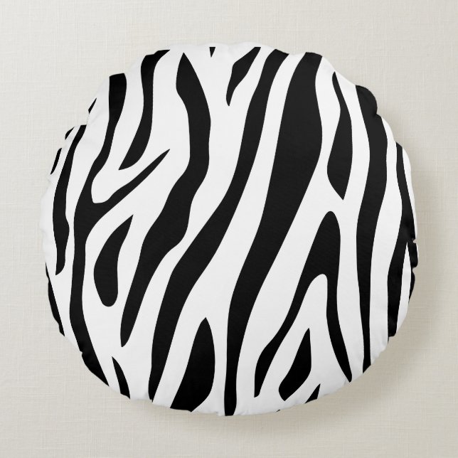 Black Panther von Toshi Yoshida Wood Rundes Kissen (Vorderseite)