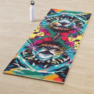 Black Panther Yoga Mat - Panther Yoga Mat Yogamatte
