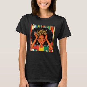 Black Paraprofessional Afro Melanin Afrikanischer T-Shirt