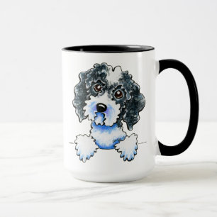 Black Parti Cockapoo Tasse