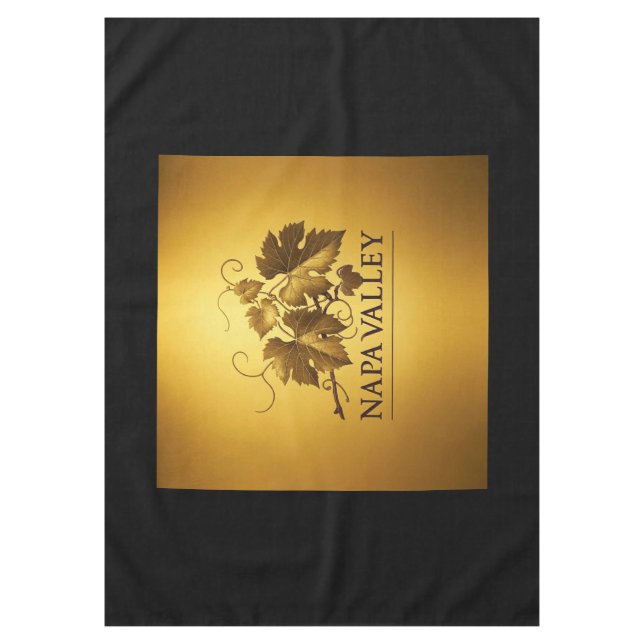 Black Party Event im Napa Tal Tischdecke (Vorderseite)