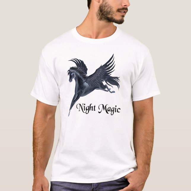 Black Pegasus T-Shirt (Vorderseite)