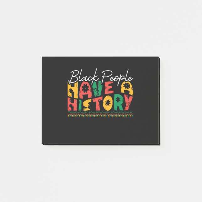 black_people_have_a_history_02 post-it klebezettel (Vorderseite)