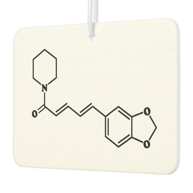 Black Pepper Piperine Molekulare Chemische Formel Autolufterfrischer (Links)