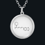 Black Pepper Piperine Molekulare Chemische Formel Versilberte Kette<br><div class="desc">Black Pepper Piperine Molecule ~ Chemische Skeletal Struktur-Formel Bio Verbindung. Globe Trotters ist auf die Idiosynkratische Bildsprache aus der ganzen Welt spezialisiert. Hier finden Sie einzigartige Grußkarten,  Postkarten,  Poster,  Mousepads und mehr.</div>