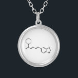 Black Pepper Piperine Molekulare Chemische Formel Versilberte Kette<br><div class="desc">Black Pepper Piperine Molecule ~ Chemische Skeletal Struktur-Formel Bio Verbindung. Globe Trotters ist auf die Idiosynkratische Bildsprache aus der ganzen Welt spezialisiert. Hier finden Sie einzigartige Grußkarten,  Postkarten,  Poster,  Mousepads und mehr.</div>