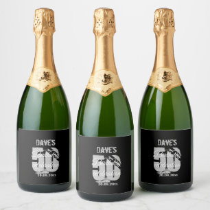 Black Personalisiert 50. Geburtstagsparty Gunst