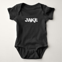 Black Personalisiert Baby One Piece Tshirt