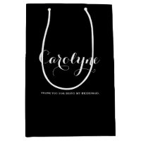 Black Personalisiert Bridesmaid Brautparty