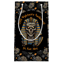 🖤 Black Pharaoh Mummy Geschenktasche 🎃 👑 Kleine Geschenktüte