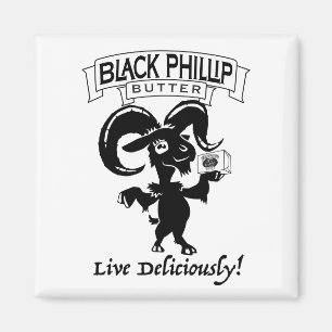 Black Phillip Butter Ziegenmagnet Magnet