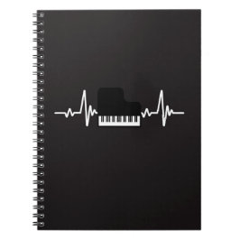Black Pianist Gifts Piano Player Music Musicians Notizblock
