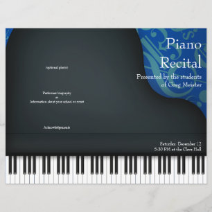 Black Piano über das blaugeflochtene Rahmenprogram