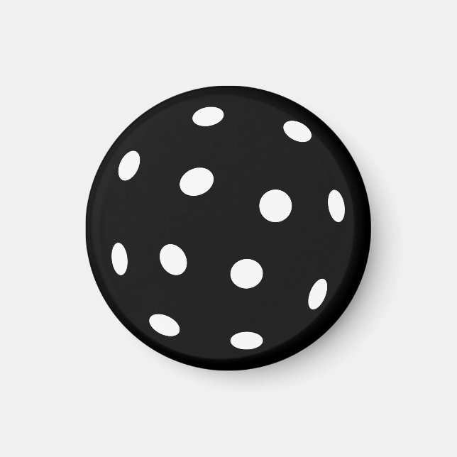 Black Pickleball Magnet (Vorne)