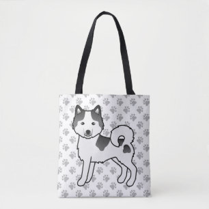 Black Piebald Alaskan Malamute Niedliche Hunde und