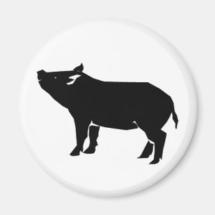 Black Pig Magnet