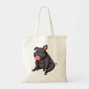 Black pig tragetasche
