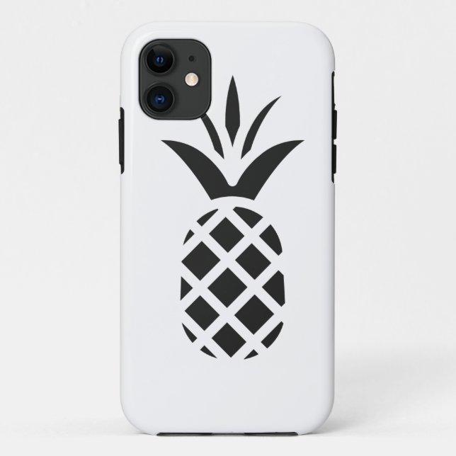 Black Pine Apple Case-Mate iPhone Hülle (Rückseite)