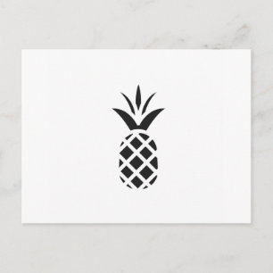 Black Pine Apple Postkarte