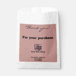 Black Pink Danke! Für Ihre Einkaufspassage Geschenktütchen