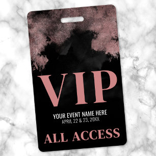 Black Pink Event VIP Ausweis