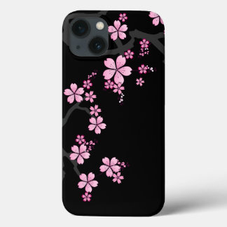 Black Pink Sakura japanisches Design: Case-Mate iPhone Hülle