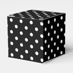 Black Polka Dot Geschenkschachtel