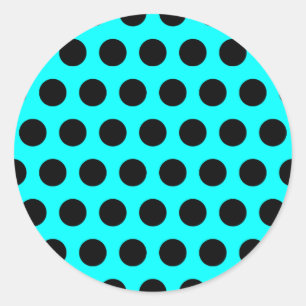 Black Polka Dot Sticker